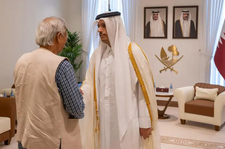 বাংলাদেশ পুনর্গঠনে ড. ইউনূসের নেতৃত্বে পূর্ণ সমর্থন কাতার প্রধানমন্ত্রীর, সহায়তার আশ্বাস